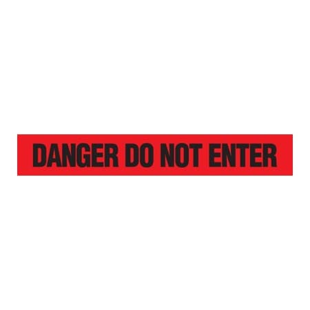 Harris Industries RED DANGER DO NOT ENTER BARRIER TAPE 3" X 1000FT, 1 ROLL T20212-2MIL